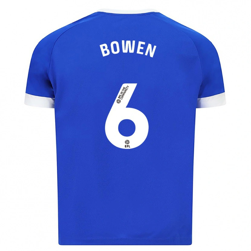 Danxen Dames Megan Bowen #6 Blauw Wit Thuisshirt Thuistenue 2025/26 T-Shirt