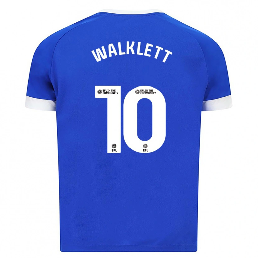 Danxen Dames Kerry Walklett #10 Blauw Wit Thuisshirt Thuistenue 2025/26 T-Shirt