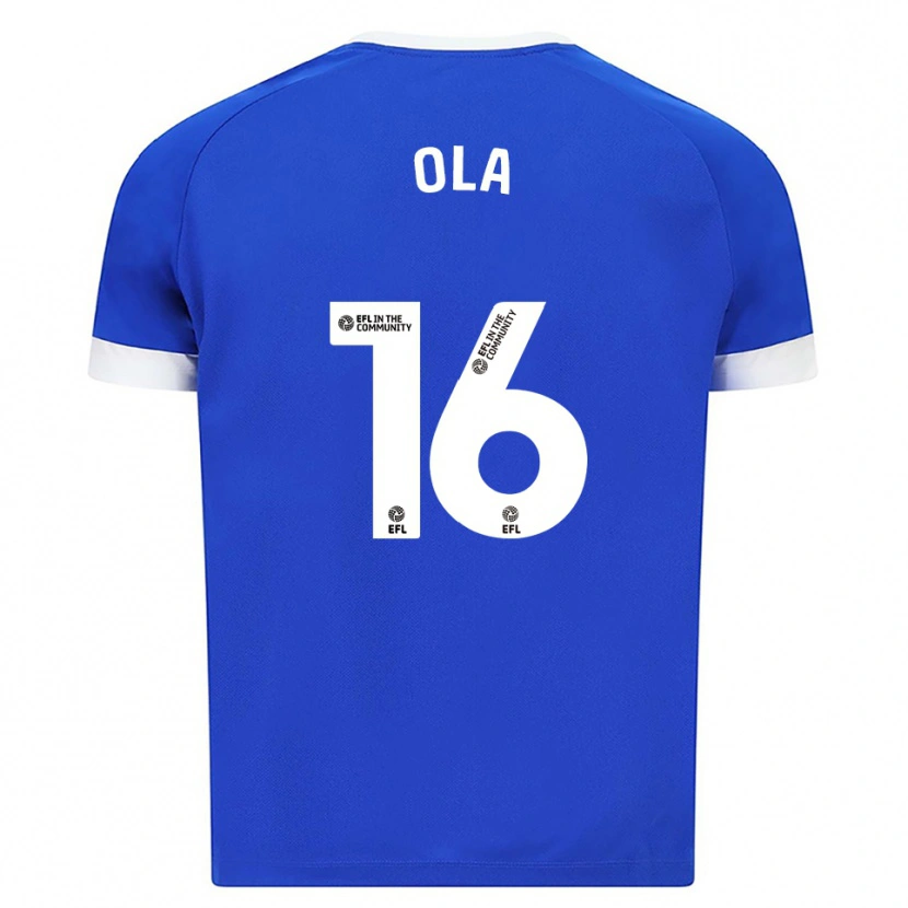 Danxen Dames Daniel Ola #16 Blauw Wit Thuisshirt Thuistenue 2025/26 T-Shirt