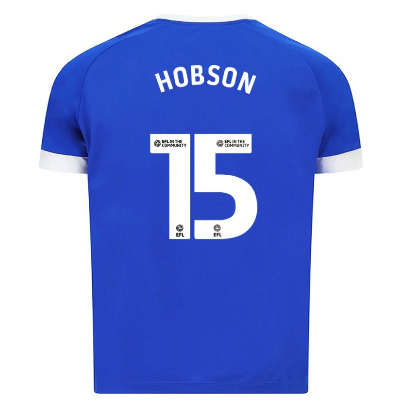 Danxen Dames Jacob Hobson #15 Blauw Wit Thuisshirt Thuistenue 2025/26 T-Shirt