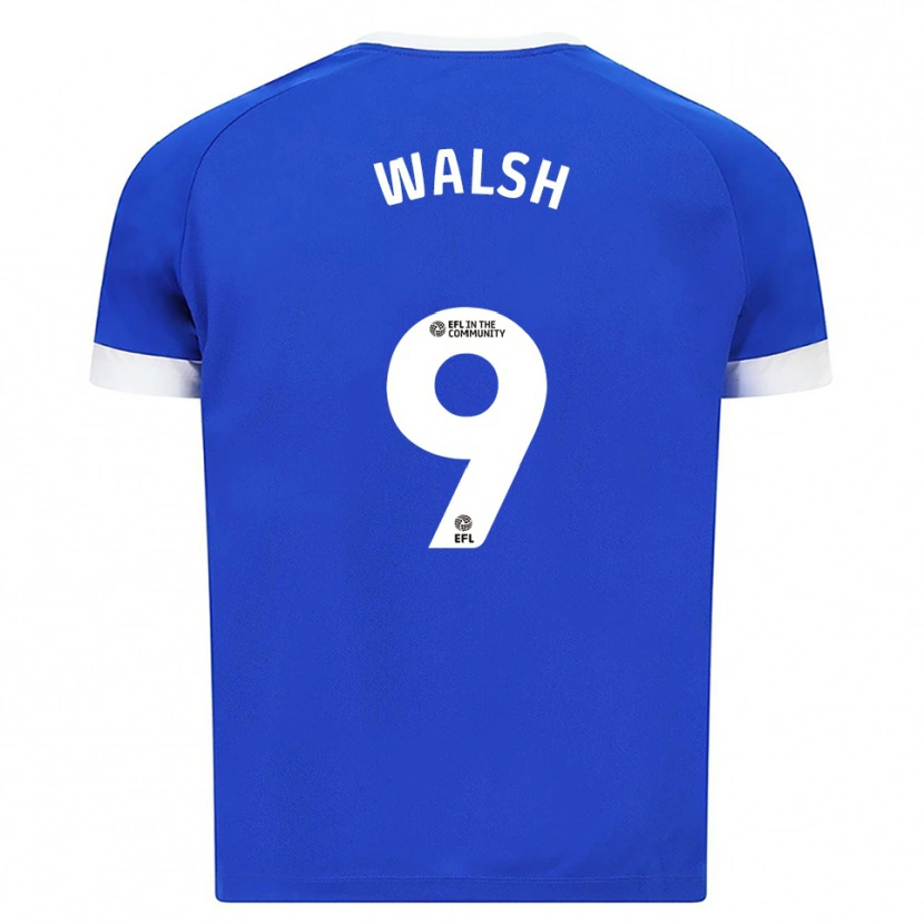 Danxen Dames Catherine Walsh #9 Blauw Wit Thuisshirt Thuistenue 2025/26 T-Shirt