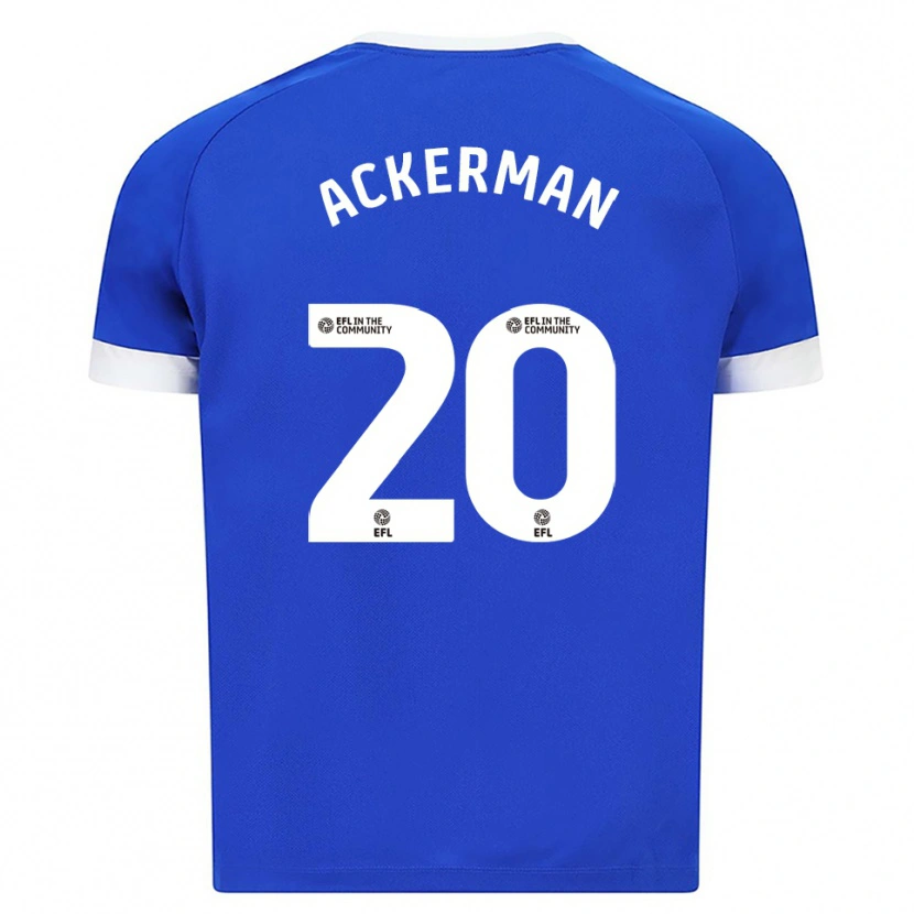 Danxen Dames Mali Ackerman #20 Blauw Wit Thuisshirt Thuistenue 2025/26 T-Shirt