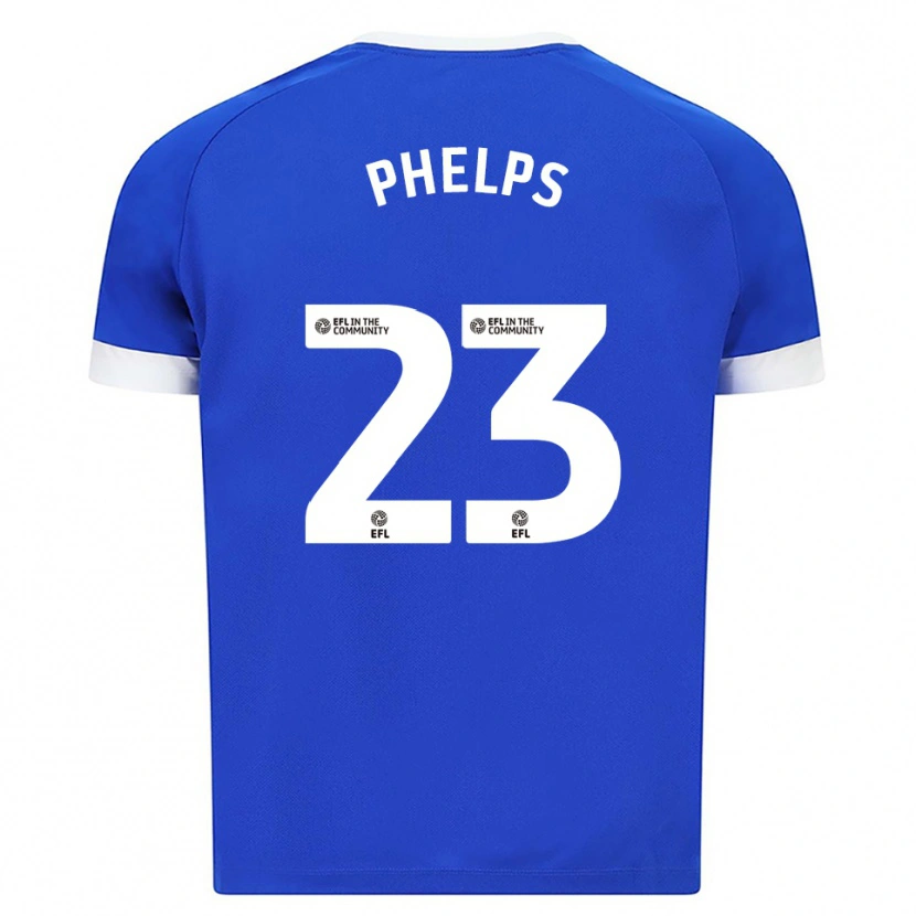 Danxen Dames Anna Phelps #23 Blauw Wit Thuisshirt Thuistenue 2025/26 T-Shirt