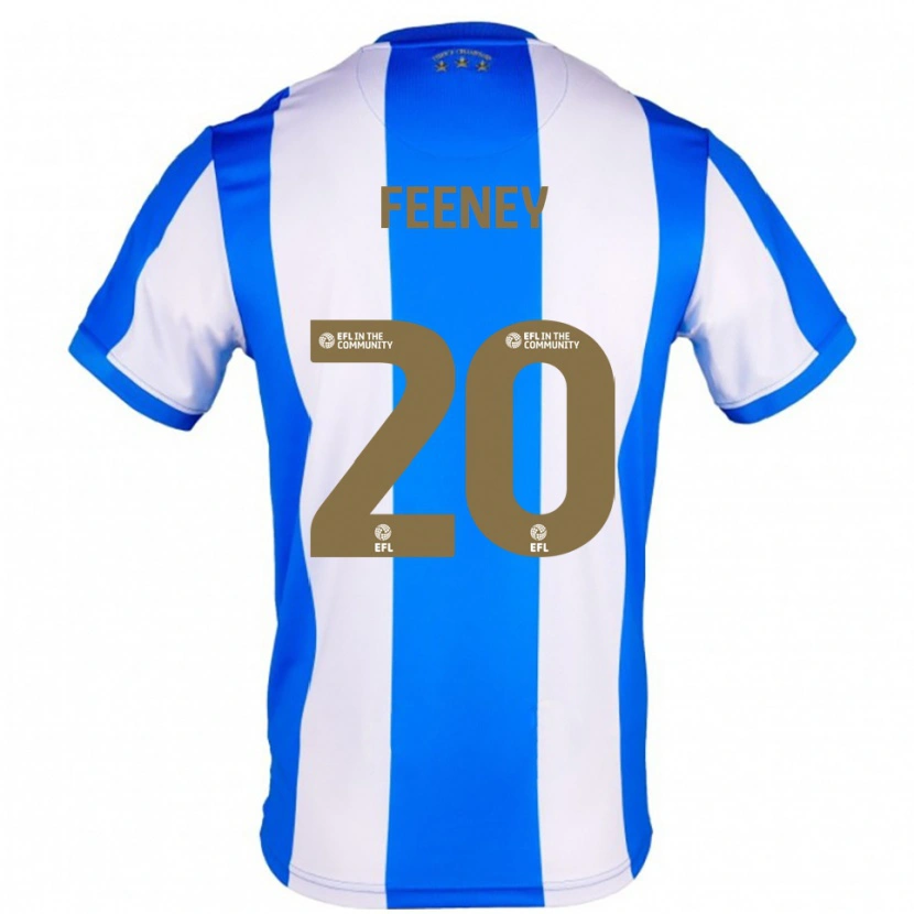 Danxen Dames Josh Feeney #20 Blauw Wit Thuisshirt Thuistenue 2025/26 T-Shirt