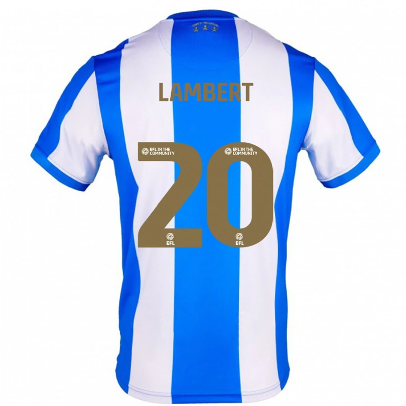 Danxen Dames Ellie Lambert #20 Blauw Wit Thuisshirt Thuistenue 2025/26 T-Shirt