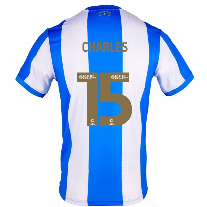 Danxen Dames Dion Charles #15 Blauw Wit Thuisshirt Thuistenue 2025/26 T-Shirt