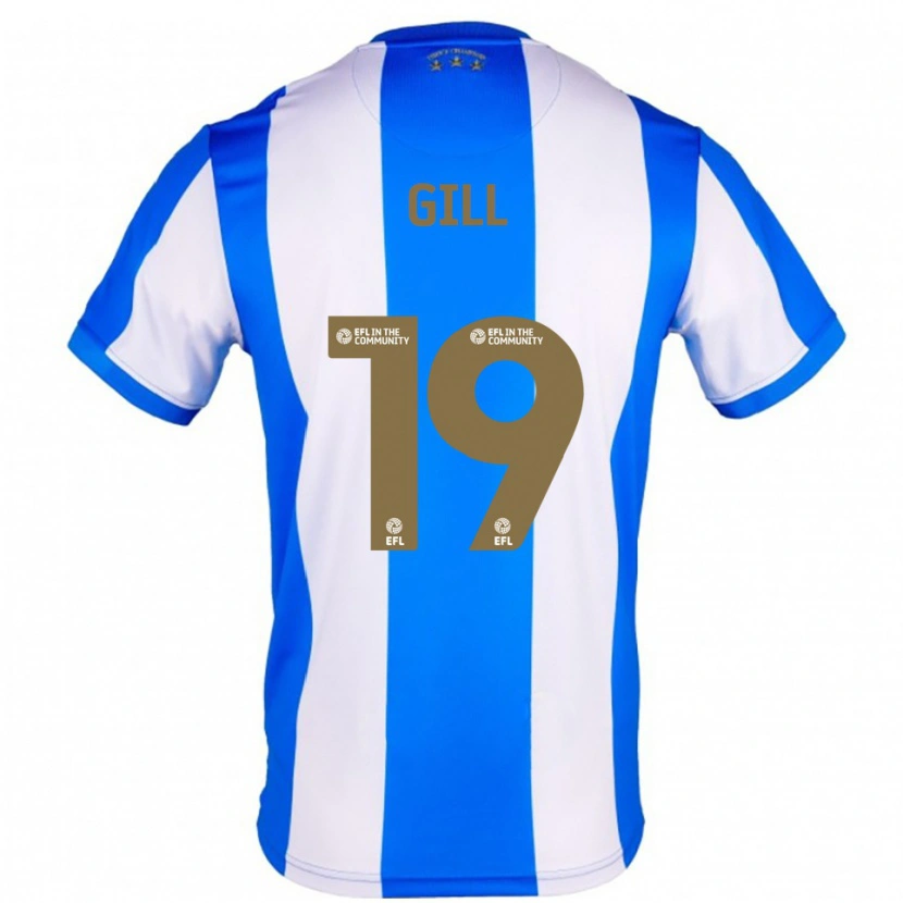 Danxen Dames Charlotte Gill #19 Blauw Wit Thuisshirt Thuistenue 2025/26 T-Shirt