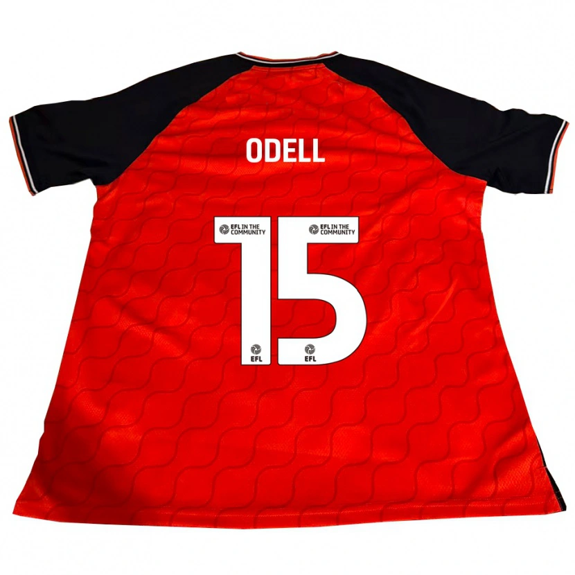 Danxen Dames Josh Odell #15 Oranje Zwart Wit Thuisshirt Thuistenue 2025/26 T-Shirt