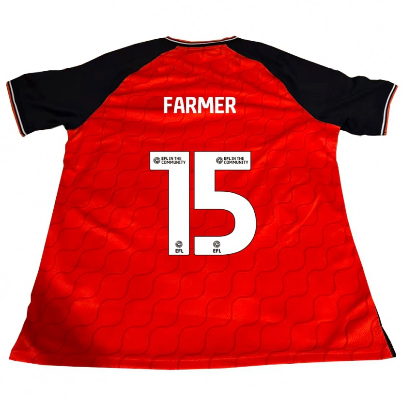Danxen Dames Nicole Farmer #15 Oranje Zwart Wit Thuisshirt Thuistenue 2025/26 T-Shirt