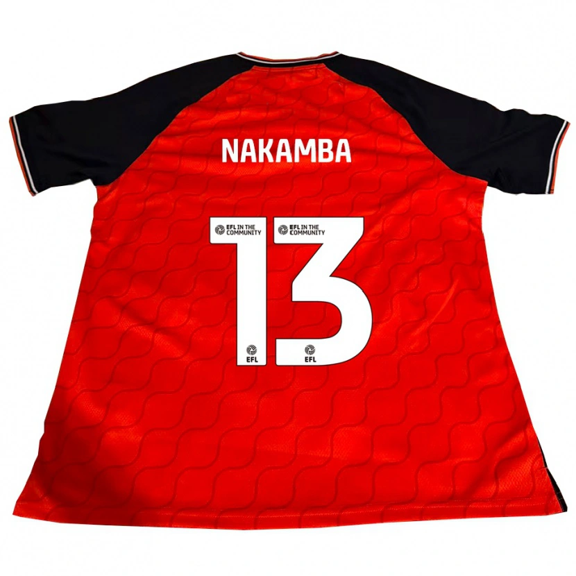 Danxen Dames Marvelous Nakamba #13 Oranje Zwart Wit Thuisshirt Thuistenue 2025/26 T-Shirt