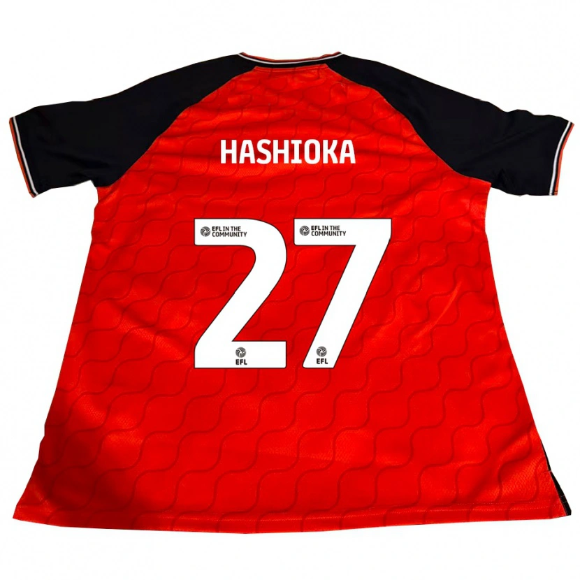 Danxen Dames Daiki Hashioka #27 Oranje Zwart Wit Thuisshirt Thuistenue 2025/26 T-Shirt