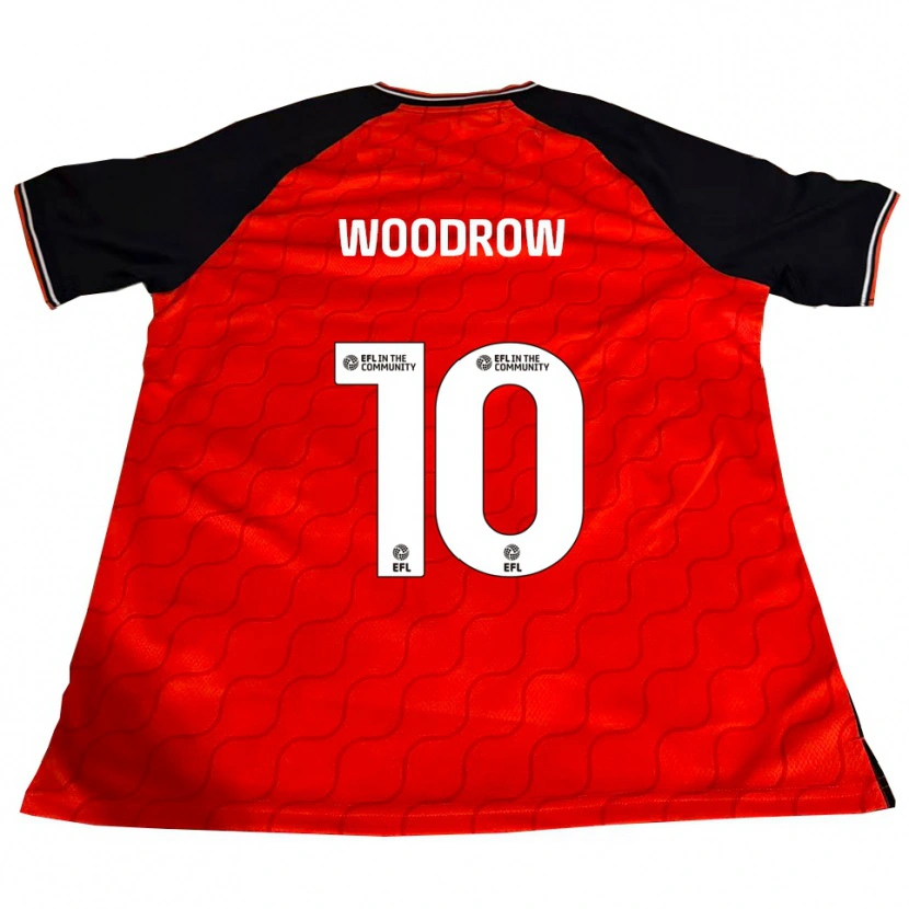 Danxen Dames Cauley Woodrow #10 Oranje Zwart Wit Thuisshirt Thuistenue 2025/26 T-Shirt