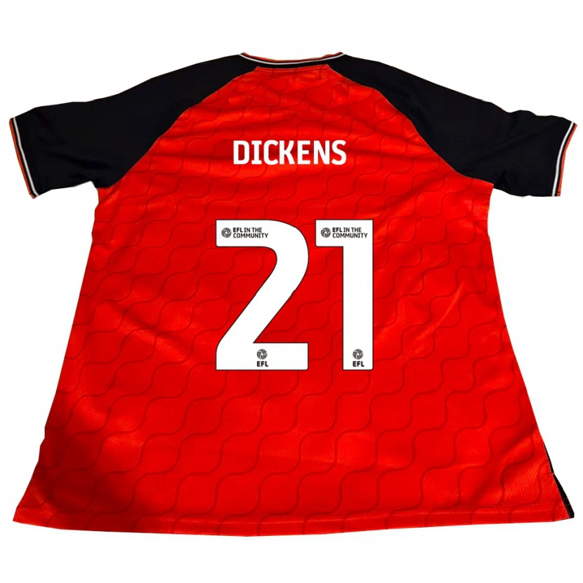 Danxen Dames Andie Dickens #21 Oranje Zwart Wit Thuisshirt Thuistenue 2025/26 T-Shirt
