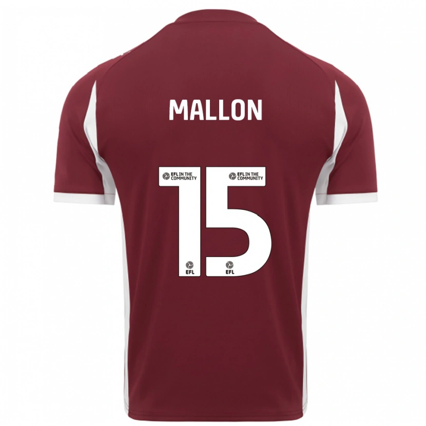 Danxen Dames Paris Mallon #15 Bordeauxrood Wit Thuisshirt Thuistenue 2025/26 T-Shirt