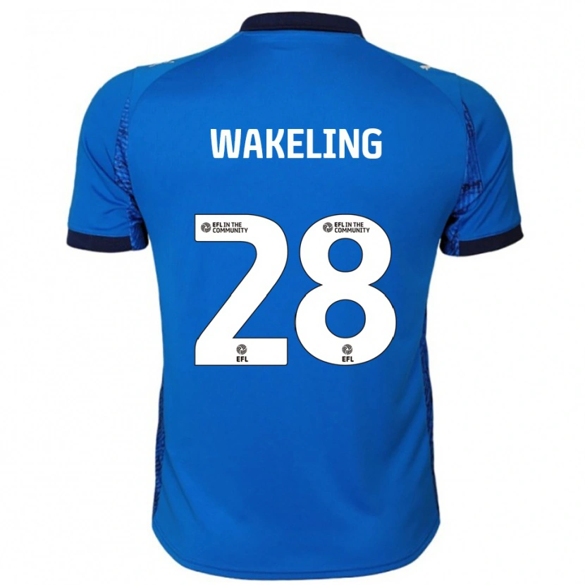 Danxen Dames Jacob Wakeling #28 Blauw Wit Thuisshirt Thuistenue 2025/26 T-Shirt
