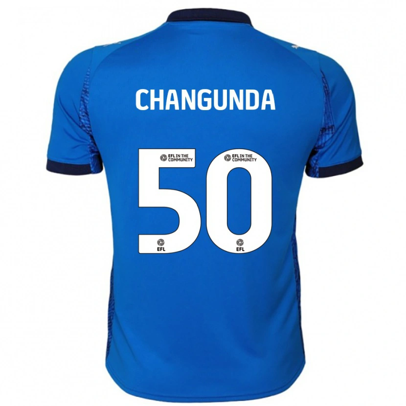 Danxen Dames Andre Changunda #50 Blauw Wit Thuisshirt Thuistenue 2025/26 T-Shirt