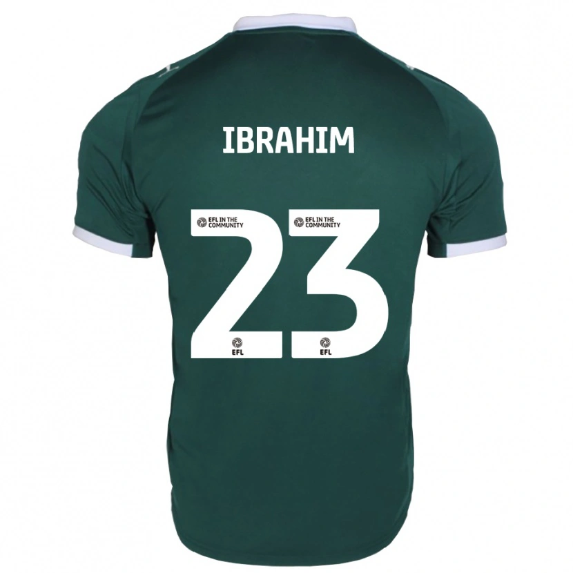 Danxen Dames Bradley Ibrahim #23 Groen Wit Thuisshirt Thuistenue 2025/26 T-Shirt