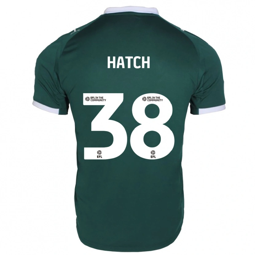Danxen Dames Joseph Hatch #38 Groen Wit Thuisshirt Thuistenue 2025/26 T-Shirt