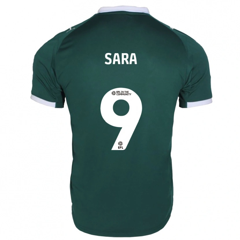 Danxen Dames Ellie Sara #9 Groen Wit Thuisshirt Thuistenue 2025/26 T-Shirt