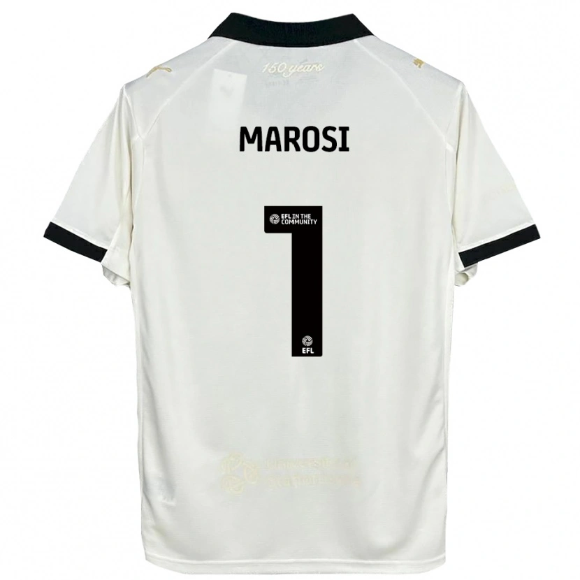 Danxen Dames Marko Marosi #1 Gebroken Wit Zwart Thuisshirt Thuistenue 2025/26 T-Shirt