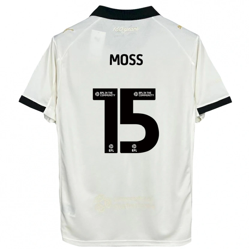 Danxen Dames Lucy Moss #15 Gebroken Wit Zwart Thuisshirt Thuistenue 2025/26 T-Shirt