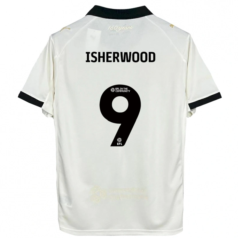 Danxen Dames Macy Isherwood #9 Gebroken Wit Zwart Thuisshirt Thuistenue 2025/26 T-Shirt