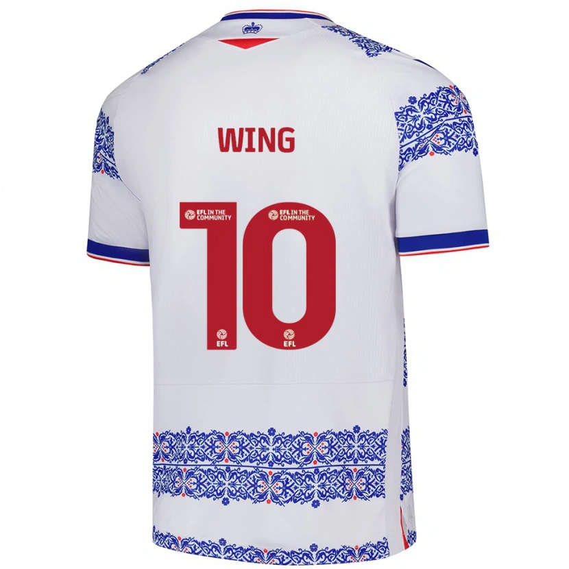 Danxen Dames Lewis Wing #10 Wit Blauw Thuisshirt Thuistenue 2025/26 T-Shirt
