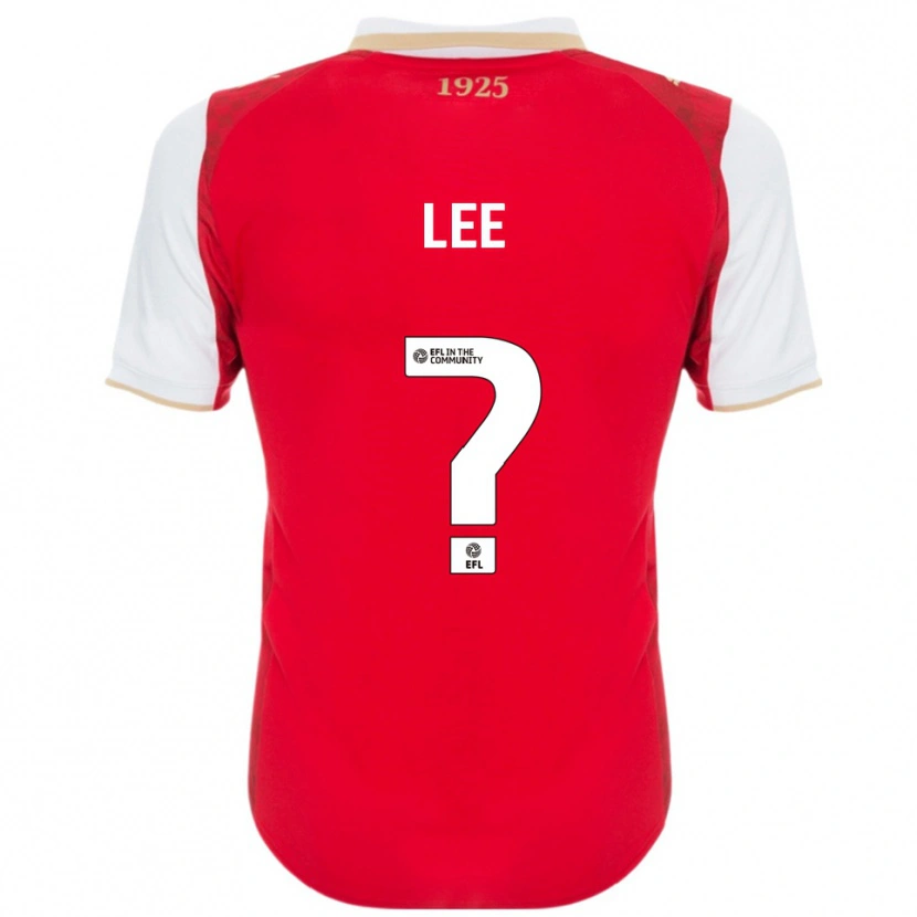 Danxen Dames Cohen Lee #0 Rood Wit Thuisshirt Thuistenue 2025/26 T-Shirt