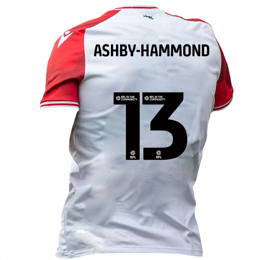 Danxen Dames Taye Ashby-Hammond #13 Wit Rood Thuisshirt Thuistenue 2025/26 T-Shirt