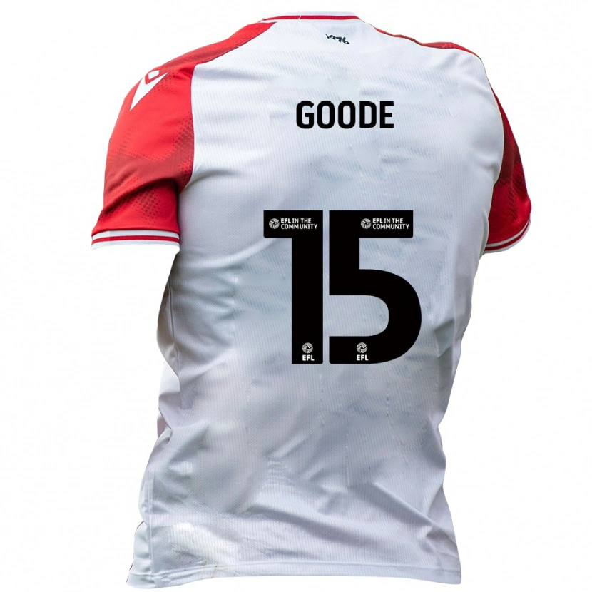 Danxen Dames Charlie Goode #15 Wit Rood Thuisshirt Thuistenue 2025/26 T-Shirt