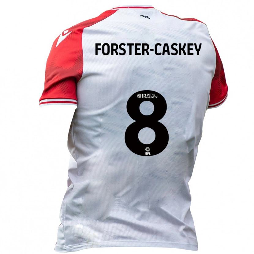 Danxen Dames Jake Forster-Caskey #8 Wit Rood Thuisshirt Thuistenue 2025/26 T-Shirt
