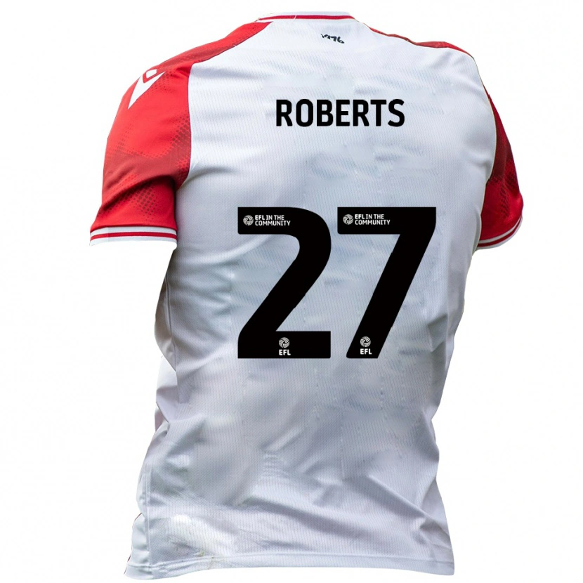 Danxen Dames Mathaeus Roberts #27 Wit Rood Thuisshirt Thuistenue 2025/26 T-Shirt
