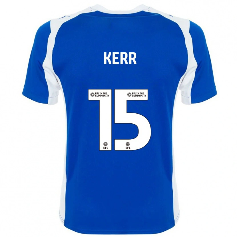 Danxen Dames Jason Kerr #15 Blauw Wit Thuisshirt Thuistenue 2025/26 T-Shirt