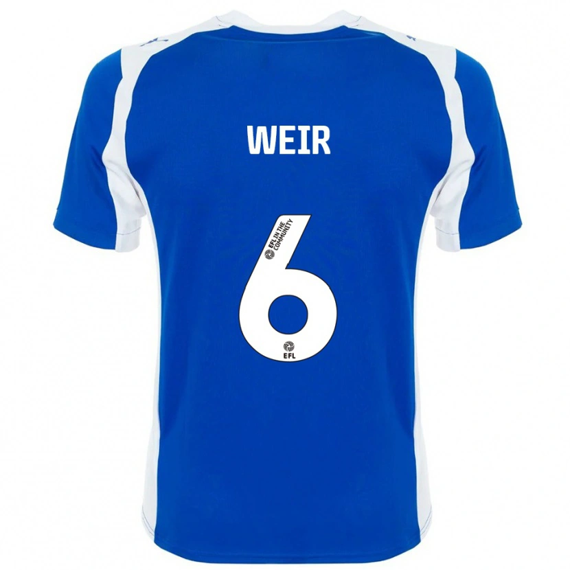 Danxen Dames Jensen Weir #6 Blauw Wit Thuisshirt Thuistenue 2025/26 T-Shirt