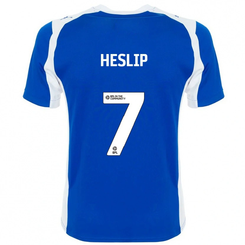 Danxen Dames Laura Heslip #7 Blauw Wit Thuisshirt Thuistenue 2025/26 T-Shirt
