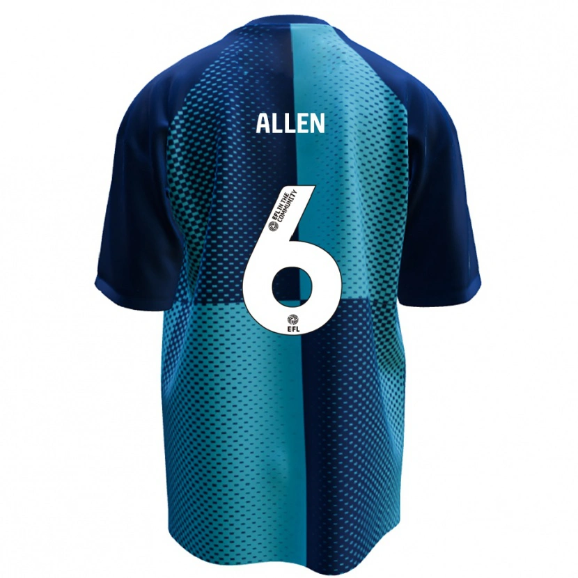 Danxen Dames Taylor Allen #6 Blauw Hemelsblauw Thuisshirt Thuistenue 2025/26 T-Shirt