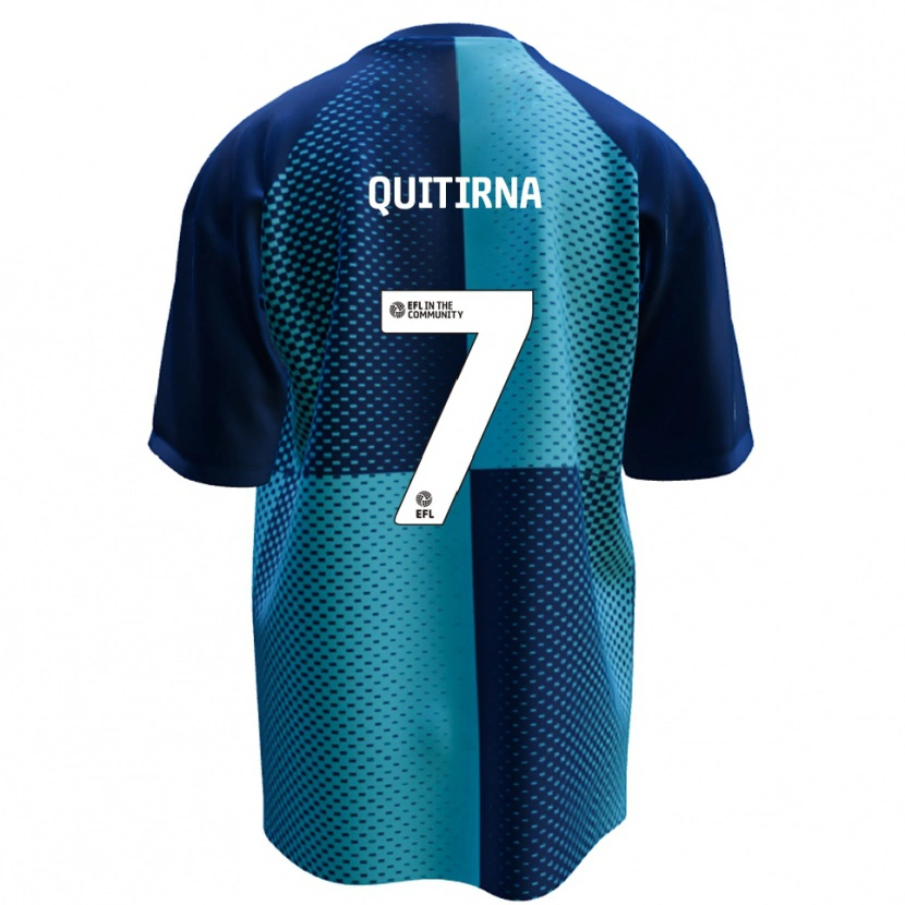 Danxen Dames Armando Quitirna #7 Blauw Hemelsblauw Thuisshirt Thuistenue 2025/26 T-Shirt