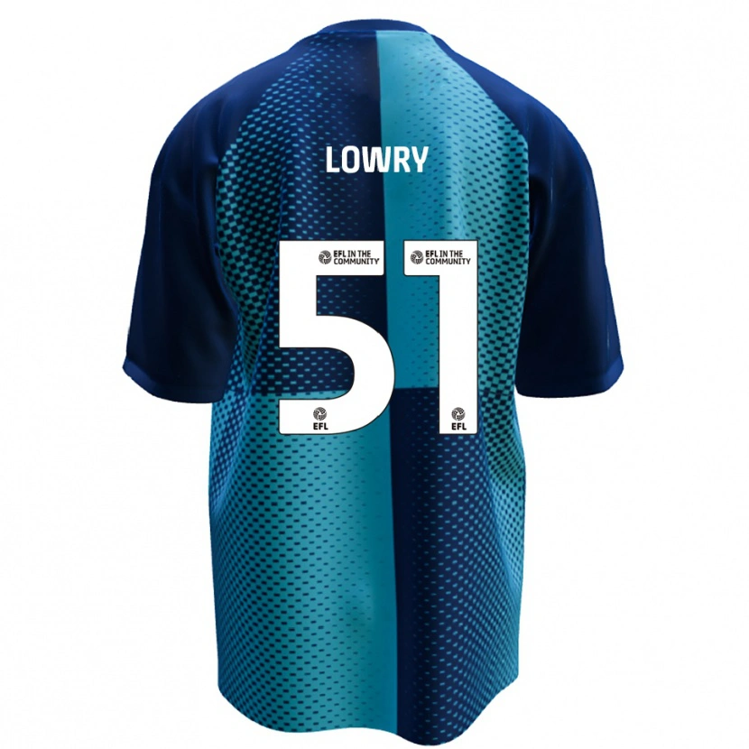 Danxen Dames Alex Lowry #51 Blauw Hemelsblauw Thuisshirt Thuistenue 2025/26 T-Shirt