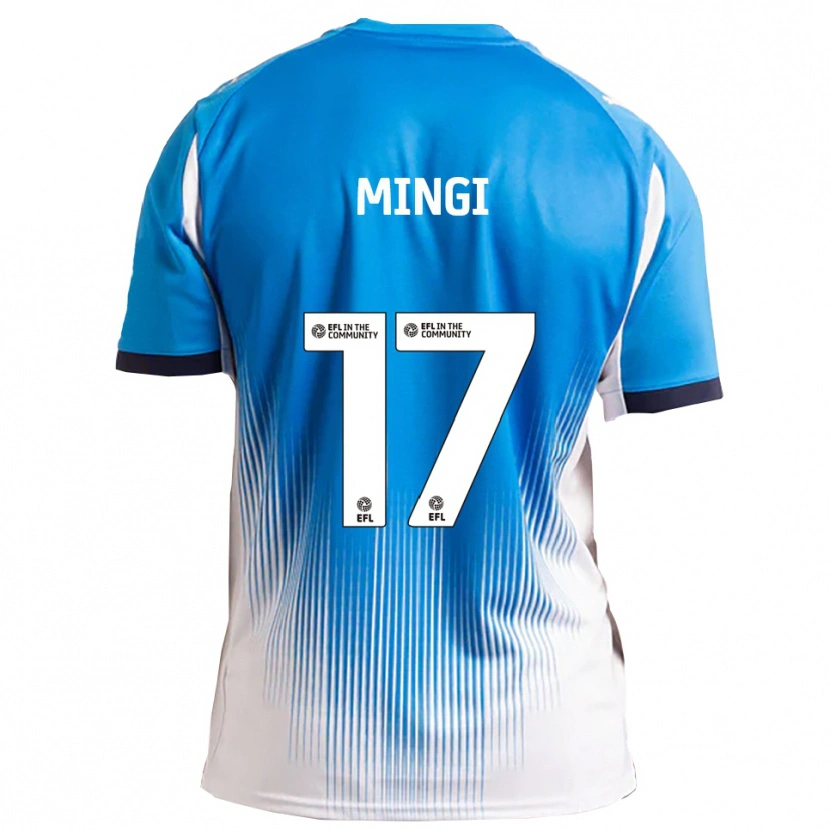 Danxen Dames Jay Mingi #17 Blauw Wit Thuisshirt Thuistenue 2025/26 T-Shirt