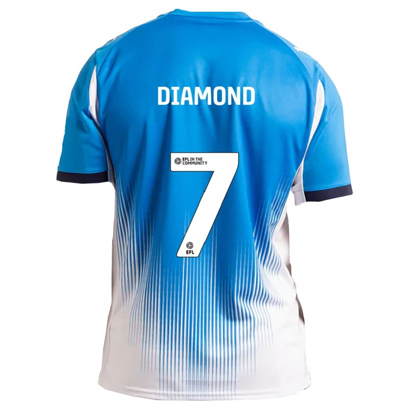 Danxen Dames Jack Diamond #7 Blauw Wit Thuisshirt Thuistenue 2025/26 T-Shirt