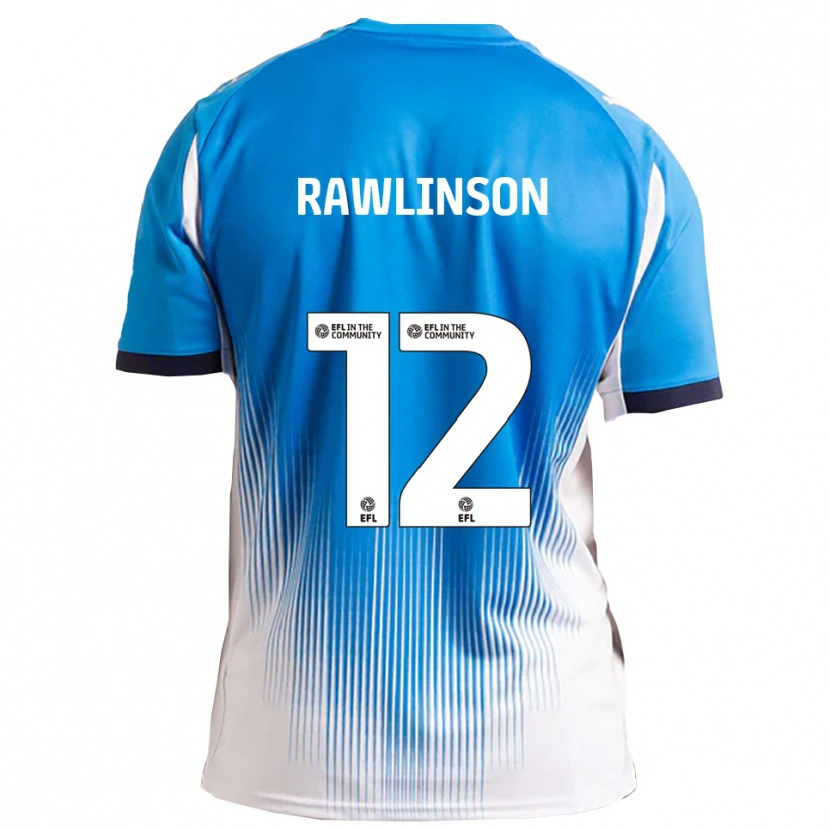 Danxen Dames Louie Rawlinson #12 Blauw Wit Thuisshirt Thuistenue 2025/26 T-Shirt