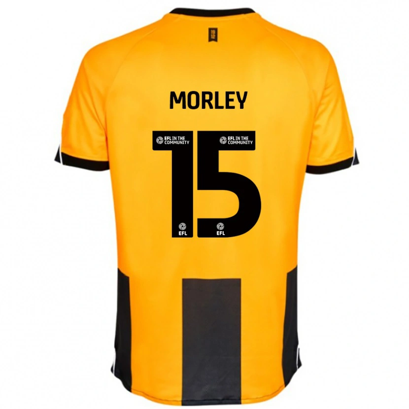 Danxen Dames Jess Morley #15 Oranje Zwart Thuisshirt Thuistenue 2025/26 T-Shirt