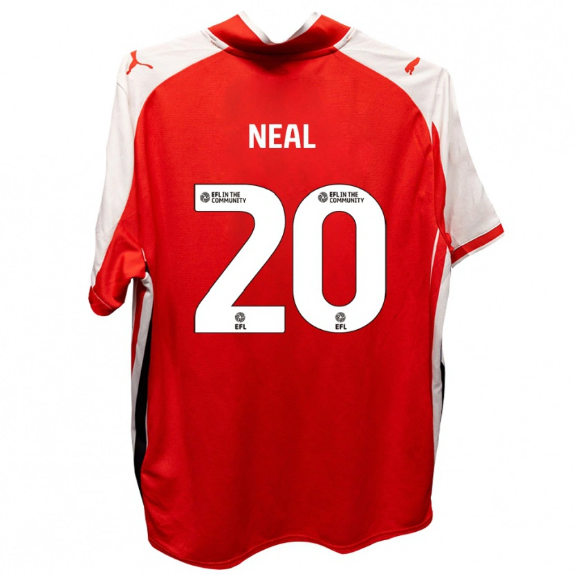 Danxen Dames Harrison Neal #20 Rood Wit Thuisshirt Thuistenue 2025/26 T-Shirt