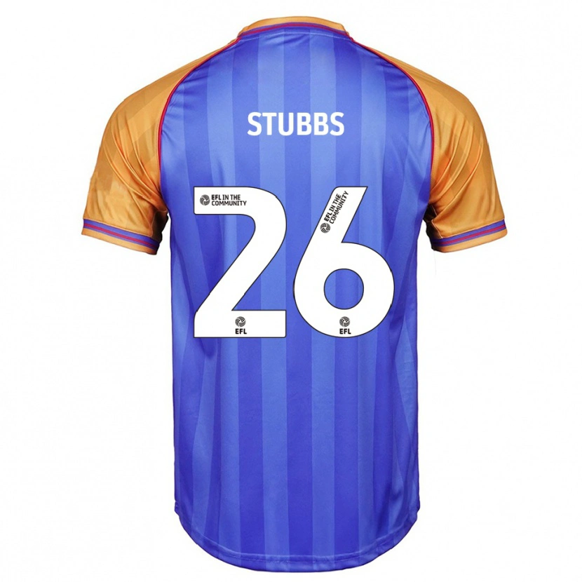 Danxen Dames Sam Stubbs #26 Blauw Oranje Thuisshirt Thuistenue 2025/26 T-Shirt