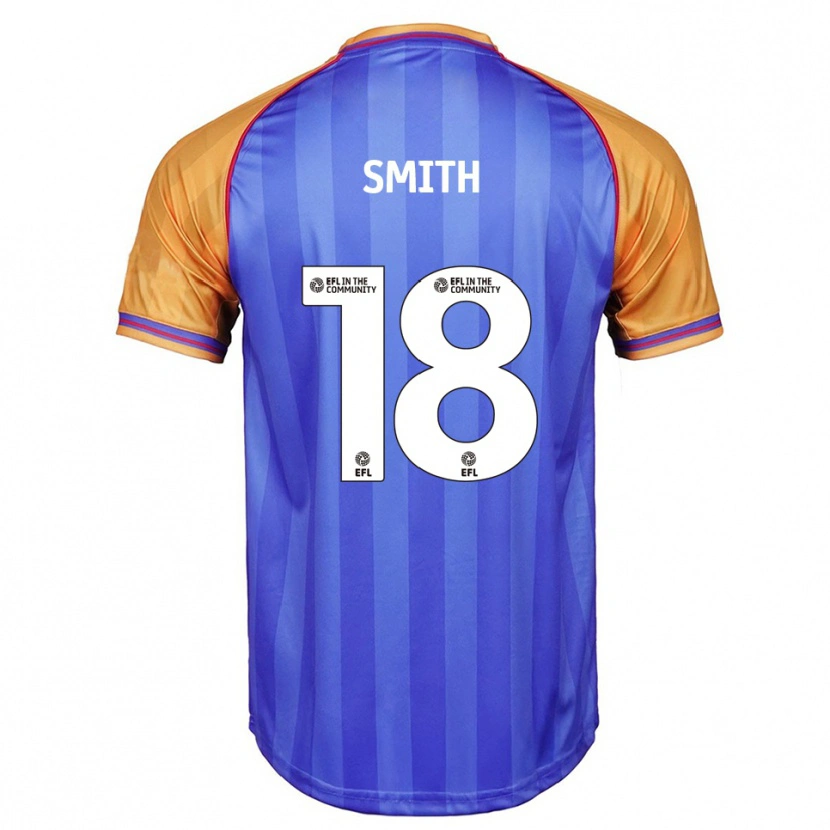 Danxen Dames Katy Smith #18 Blauw Oranje Thuisshirt Thuistenue 2025/26 T-Shirt