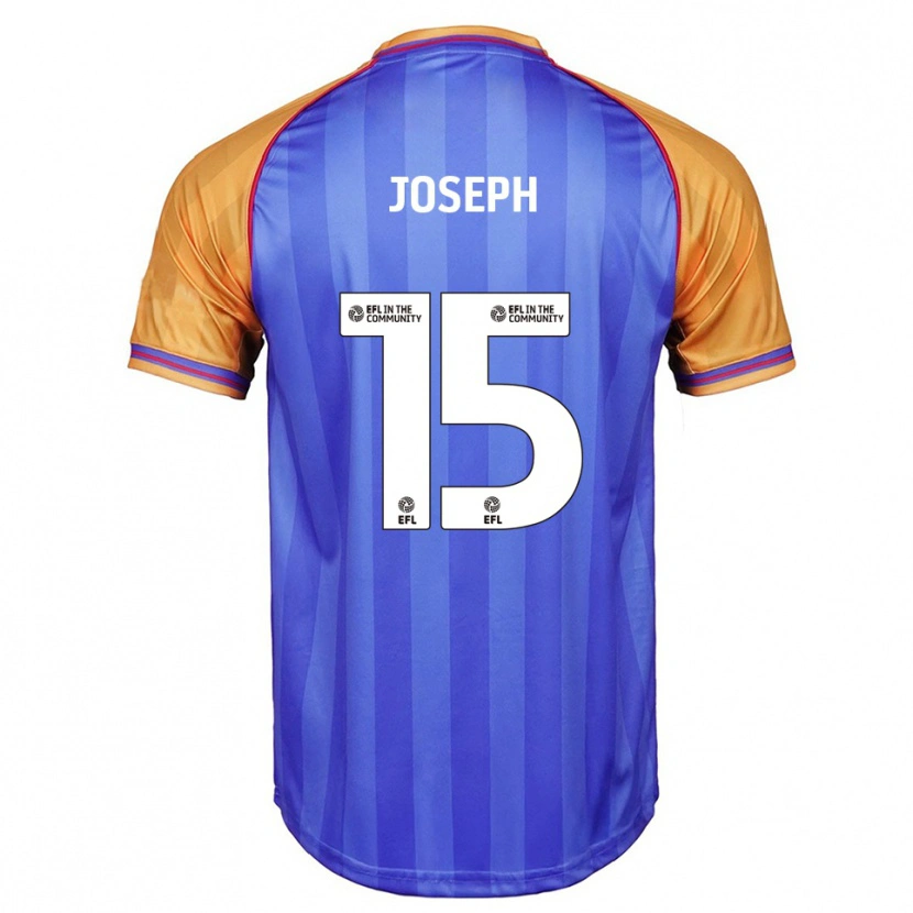 Danxen Dames Megan Joseph #15 Blauw Oranje Thuisshirt Thuistenue 2025/26 T-Shirt