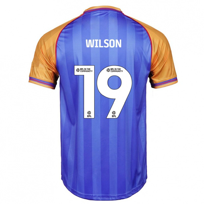 Danxen Dames Pip Wilson #19 Blauw Oranje Thuisshirt Thuistenue 2025/26 T-Shirt
