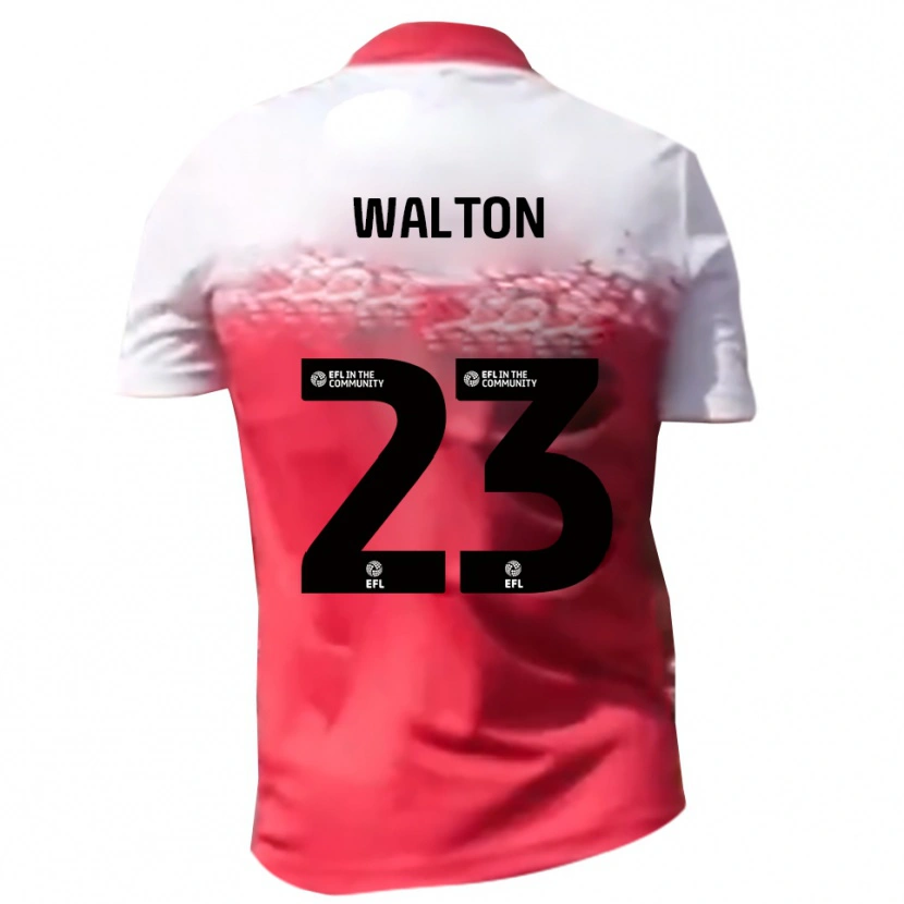 Danxen Dames Tyler Walton #23 Rood Wit Thuisshirt Thuistenue 2025/26 T-Shirt