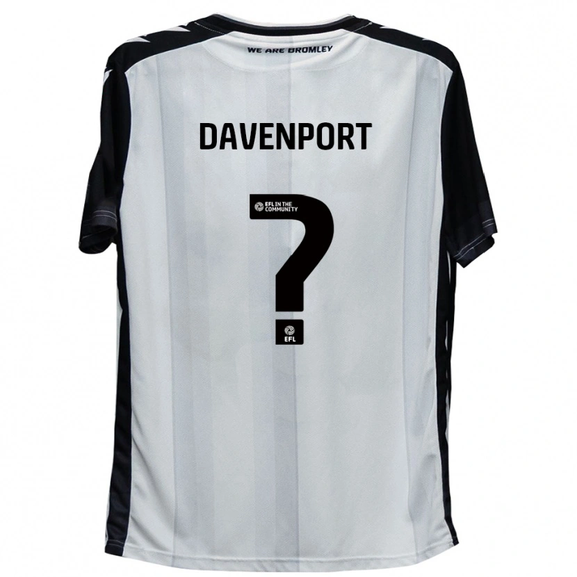 Danxen Dames Jade Davenport #0 Wit Zwart Thuisshirt Thuistenue 2025/26 T-Shirt