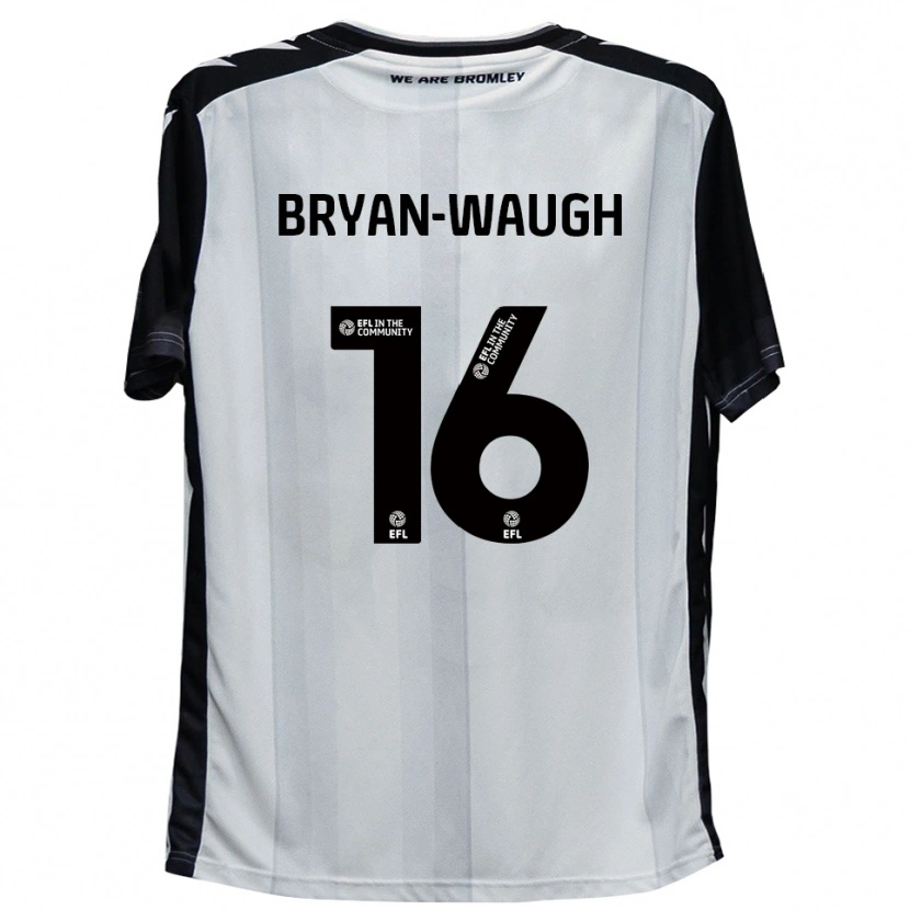 Danxen Dames Brandon Bryan-Waugh #16 Wit Zwart Thuisshirt Thuistenue 2025/26 T-Shirt